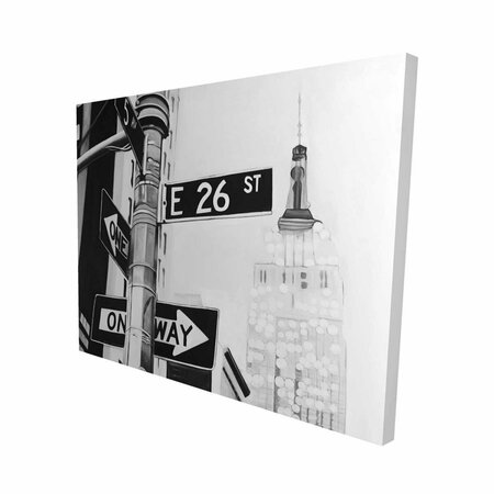 FONDO 16 x 20 in. New York City Street Signs-Print on Canvas FO3339466